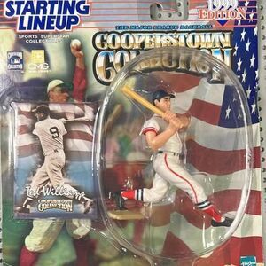 1999 Red Sox Ted Williams-Cooperstown Collect. Starting lineup 5” figure & card